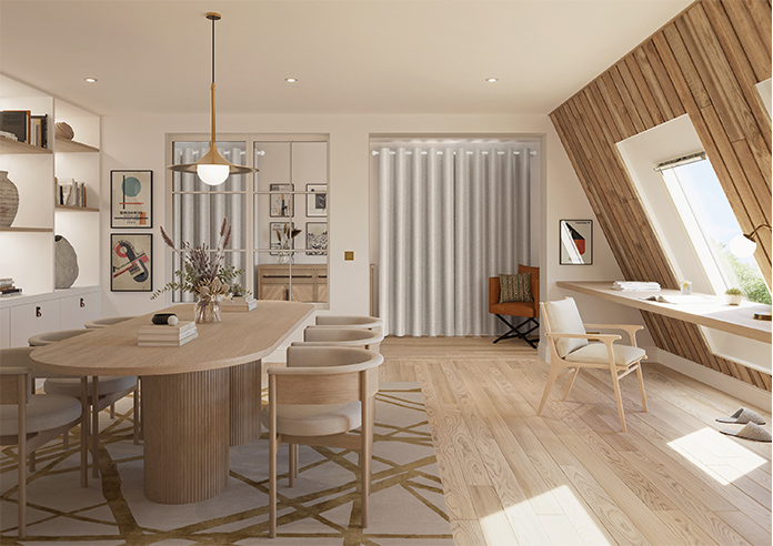 Dew Drop, Metallic Taupe - Made to Measure Curtains - Image 15